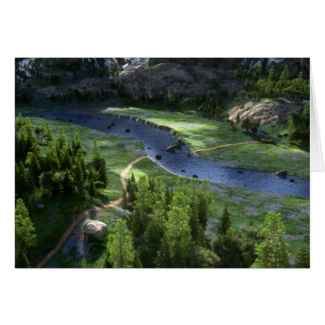 Cwm Solitude Card (Vorderseite (Horizontal))