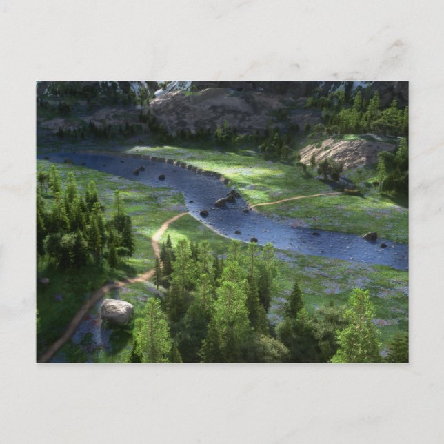 Cwm Solitude Postkarte (Vorderseite)