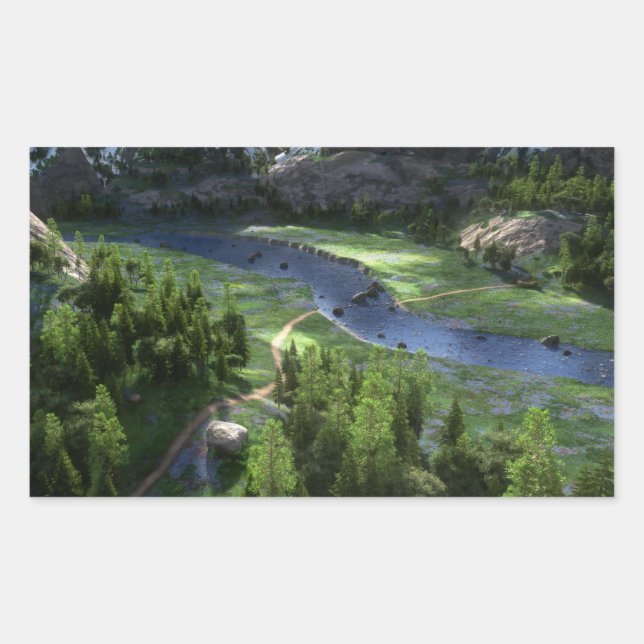 Cwm Solitude Stickers (Vorderseite)