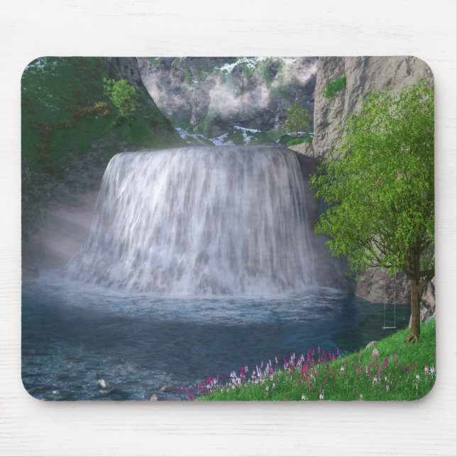 Cwm Waterfall Mousepad (Vorne)