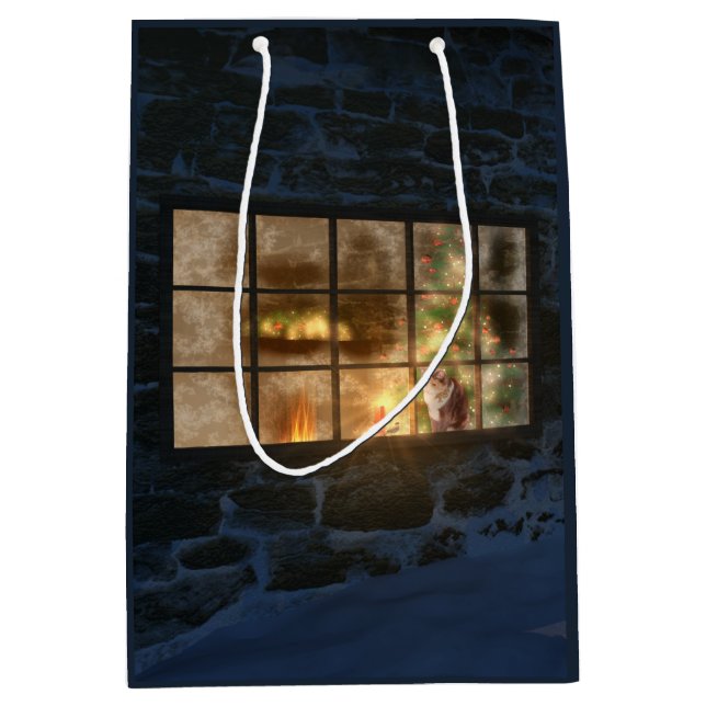 Cwm Weihnachtsgeschenktasche Mittlere Geschenktüte (Vorderseite)