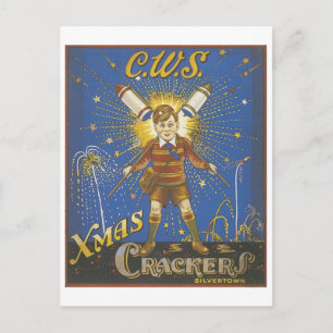 CWS Weihnachtsknaller Alte Werbung Feiertagspostkarte
