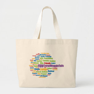 CWTBB '14 Wort-Wolken-Tasche Jumbo Stoffbeutel