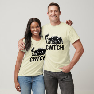 Cwtch Walisische Rugby Humor T-Shirt
