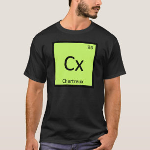 Cx - Chartreux-Katze Chemie Periodensystem-Symbol T-Shirt