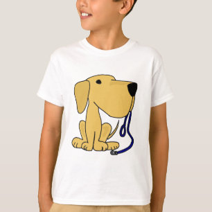 CX, niedlicher Hund mit Leine T-Shirt