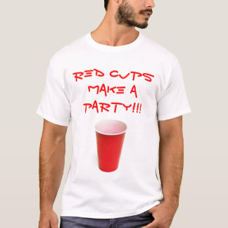 CXR-0016, ROTE SCHALEN MACHEN EIN PARTY!!! T-Shirt