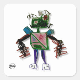 Cy=Borg Robot Sticker