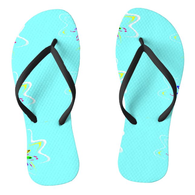 "Cy Flower"  Flip Flops (Fußbett)