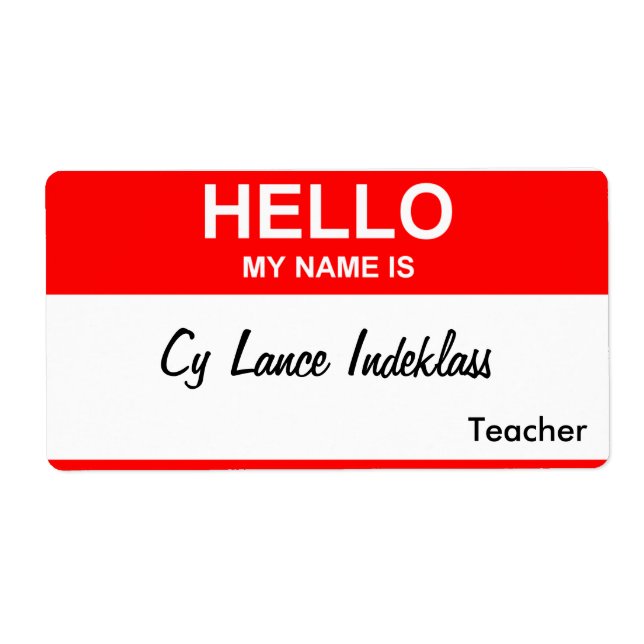 Cy Lance Indeklass (Vorne)