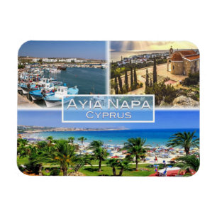 CY Zypern - Ayia Napa - Hafen - Nelia Beach - Magnet