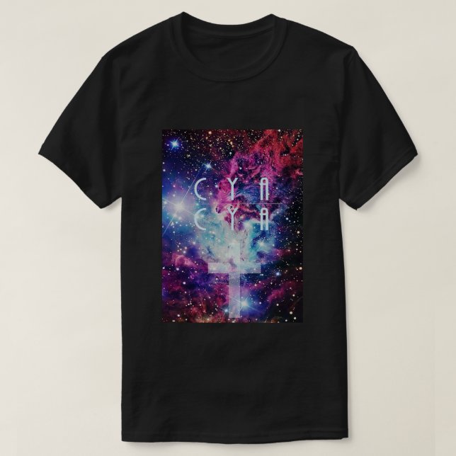 CYA MÄNNER ' s-Galaxie T-Shirt (Design vorne)