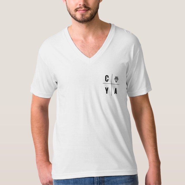 CYA Vneck T-Shirt (Vorderseite)