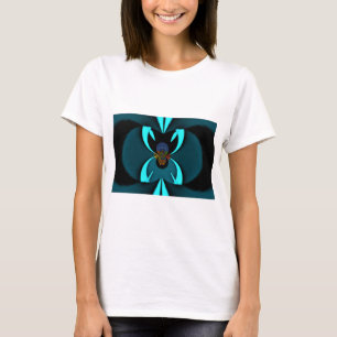 Cyan Abstrakt Art Print T-Shirt