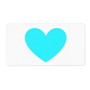Cyan-blaues Herz