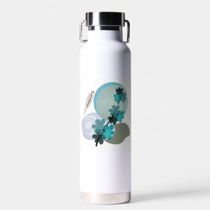 Cyan Boho Trinkflasche
