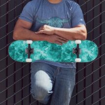 Cyan Crumpled Texture