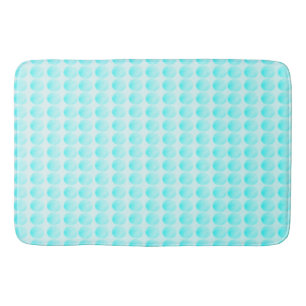Cyan Dots Badematte