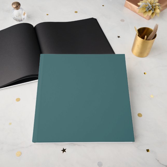 Cyan Gästebuch (Vorderseite offen)