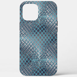 Cyan gezeichnet, der wie ein Gewirr aus Fischernet Case-Mate iPhone Hülle