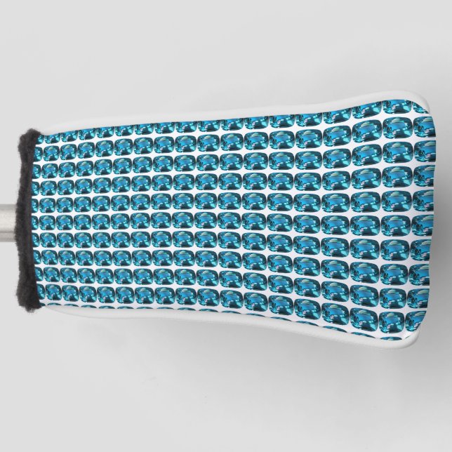 Cyan Golf Headcover (Vorderseite)