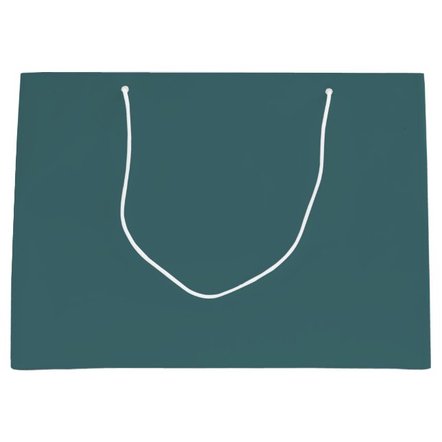 Cyan Große Geschenktüte (Vorderseite)