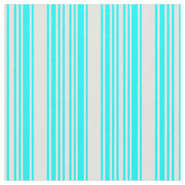 Cyan & Hellgelbes Farbmuster Stoff (Nahaufnahme)