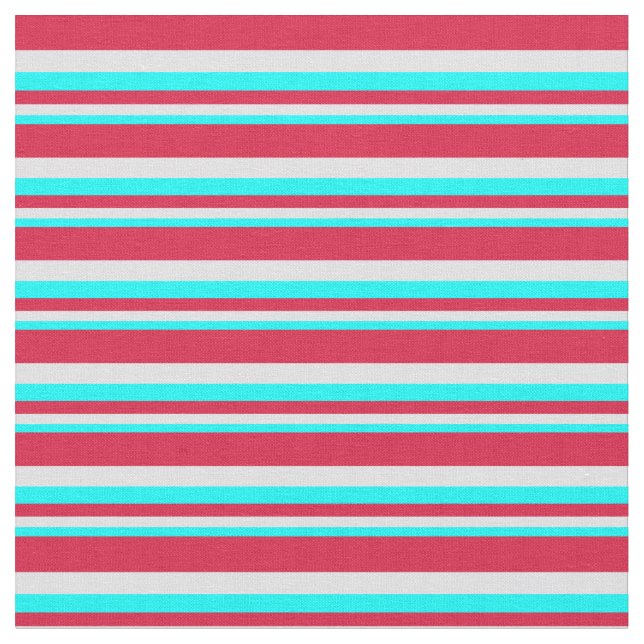 Cyan, Lavender & Crimson-Farbmuster Stoff (Nahaufnahme)