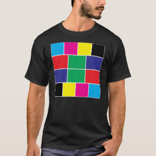 Cyan magenta gelb, rot grün T-Shirt
