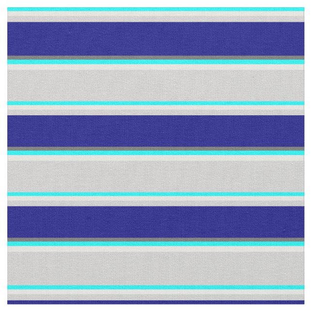 Cyan, Minzcreme, Light Gray, Blue und Dim Gray Stoff (Nahaufnahme)