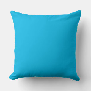 Cyan (Prozess) - Farbhintergrund Kissen