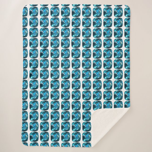 Cyan Sherpadecke (Vorderseite)