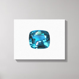 Cyan Sky Blue Leinwanddruck