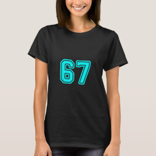 Cyan Sportsteam Nummer #67 Tank Top