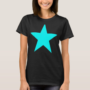 Cyan Star - Cyan Blue Star Shirt