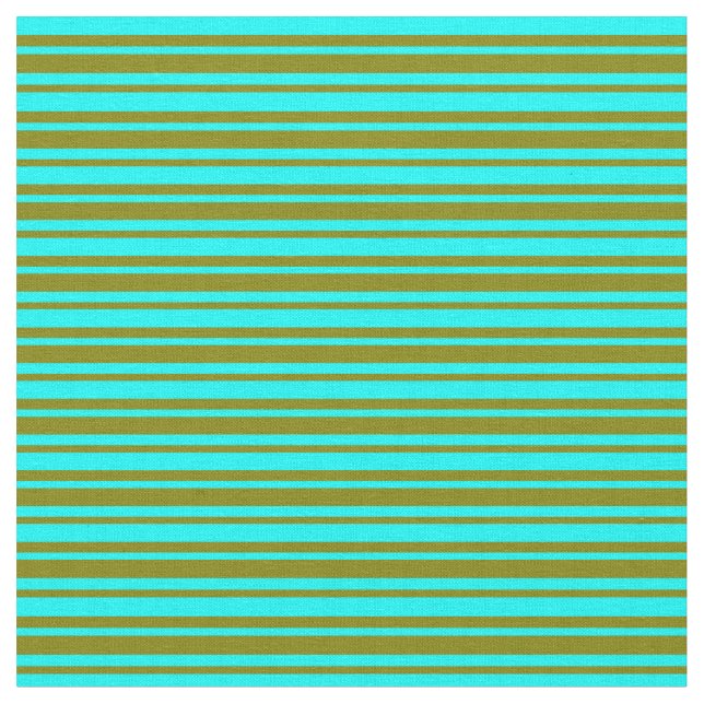 Cyan und Green Colored Lines Stoff (Nahaufnahme)