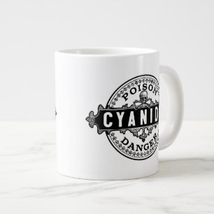 Cyanid Vintage Style Giftlabel Jumbo-Tasse