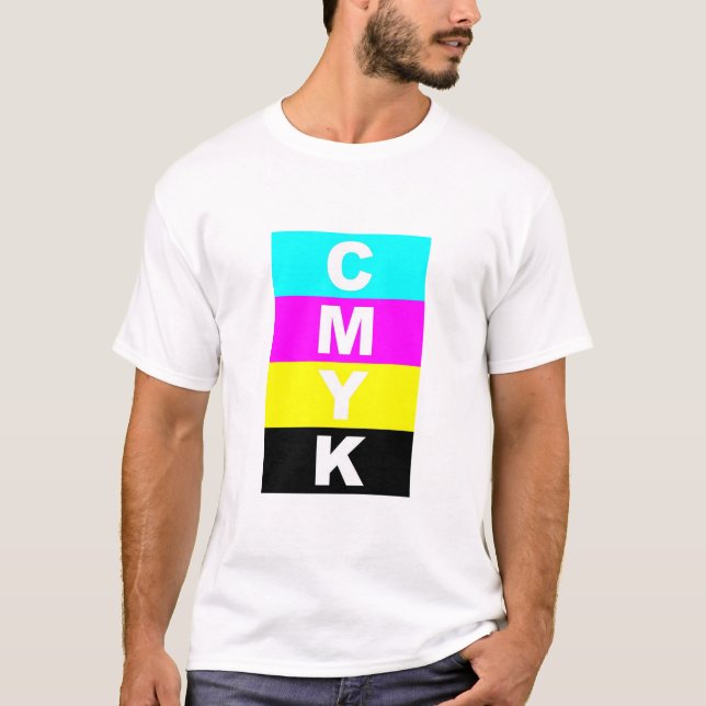 cyanmagentayellowblack T-Shirt (Vorderseite)