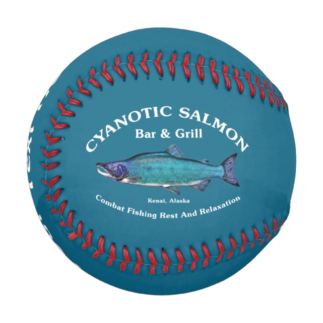 Cyanotic Lachs Bar & Grill Baseball (Vorderseite Links)