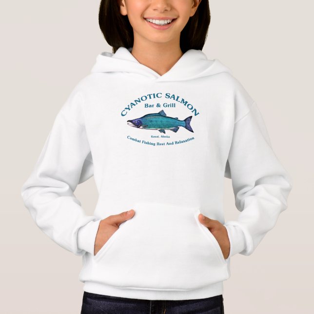 Cyanotic Lachs Bar & Grill Hoodie (Vorderseite)