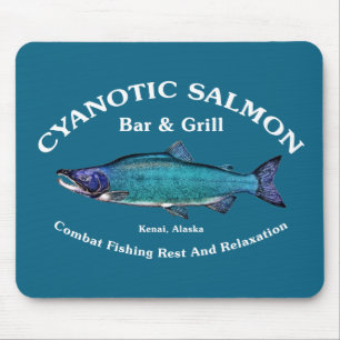 Cyanotic Lachs Bar & Grill Mousepad