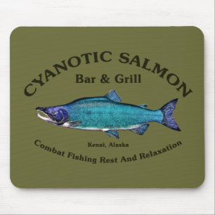 Cyanotic Lachs Bar & Grill Mousepad