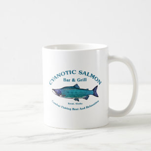 Cyanotic Lachs Bar & Grill Tasse