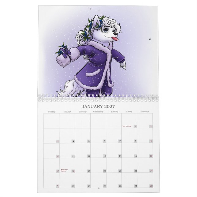 Cyantian zeichnet Kalender auf (Jan 2027)