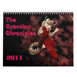 Cyantian zeichnet Kalender auf