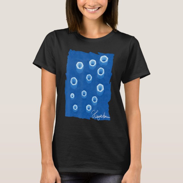 Cyaunography Screws Nuts Fashion Women Men Blue T-Shirt (Vorderseite)