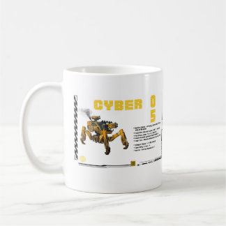 Cyber 05 Mech Robot Design Kaffeetasse
