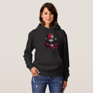 Cyber 2K Urban Emo Girl in leuchtendem Rosa und Sc Hoodie