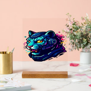 Cyber Animals - Futuristische Kreaturen der Digita Acrylschild