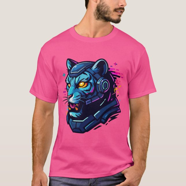 Cyber Animals - Futuristische Kreaturen der Digita T-Shirt (Vorderseite)